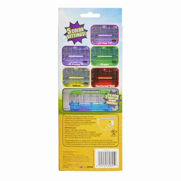 Kaytee Color Changing LED Light Kit for Small Animal Habitat - Picture 2 of 3